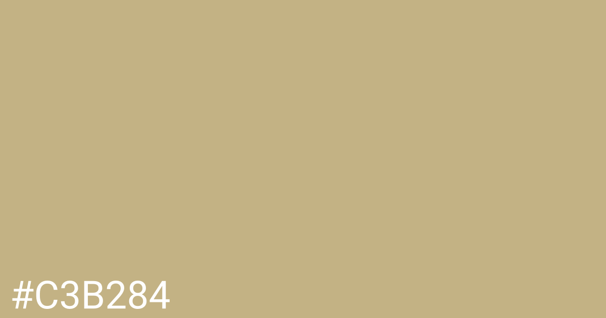 Hex color #c3b284 graphic