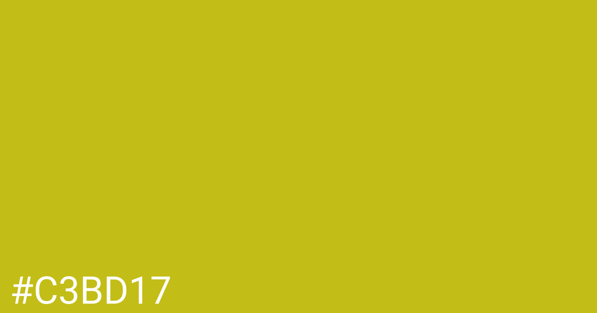 Hex color #c3bd17 graphic