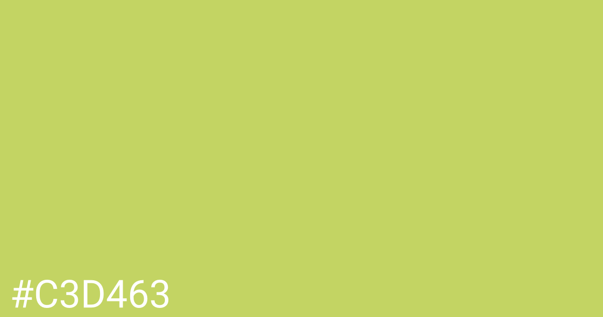 Hex color #c3d463 graphic