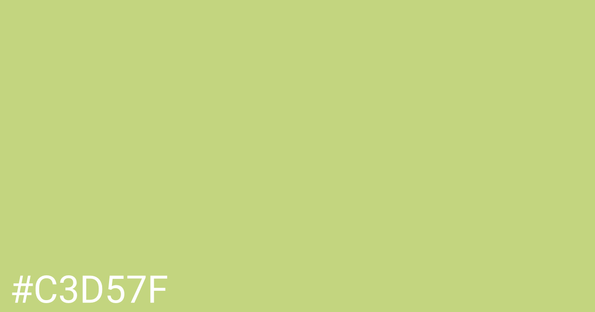Hex color #c3d57f graphic