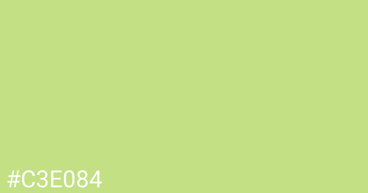 Hex color #c3e084 graphic