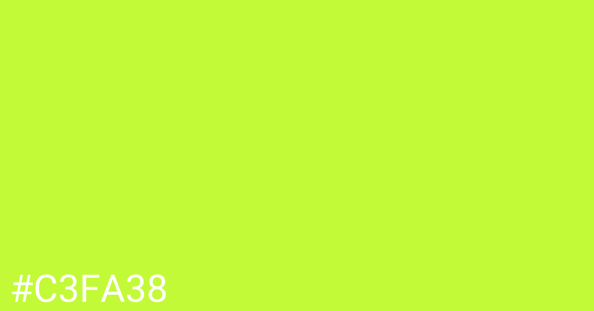 Hex color #c3fa38 graphic