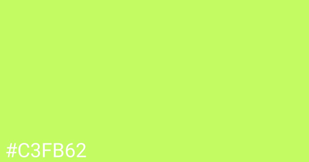 Hex color #c3fb62 graphic