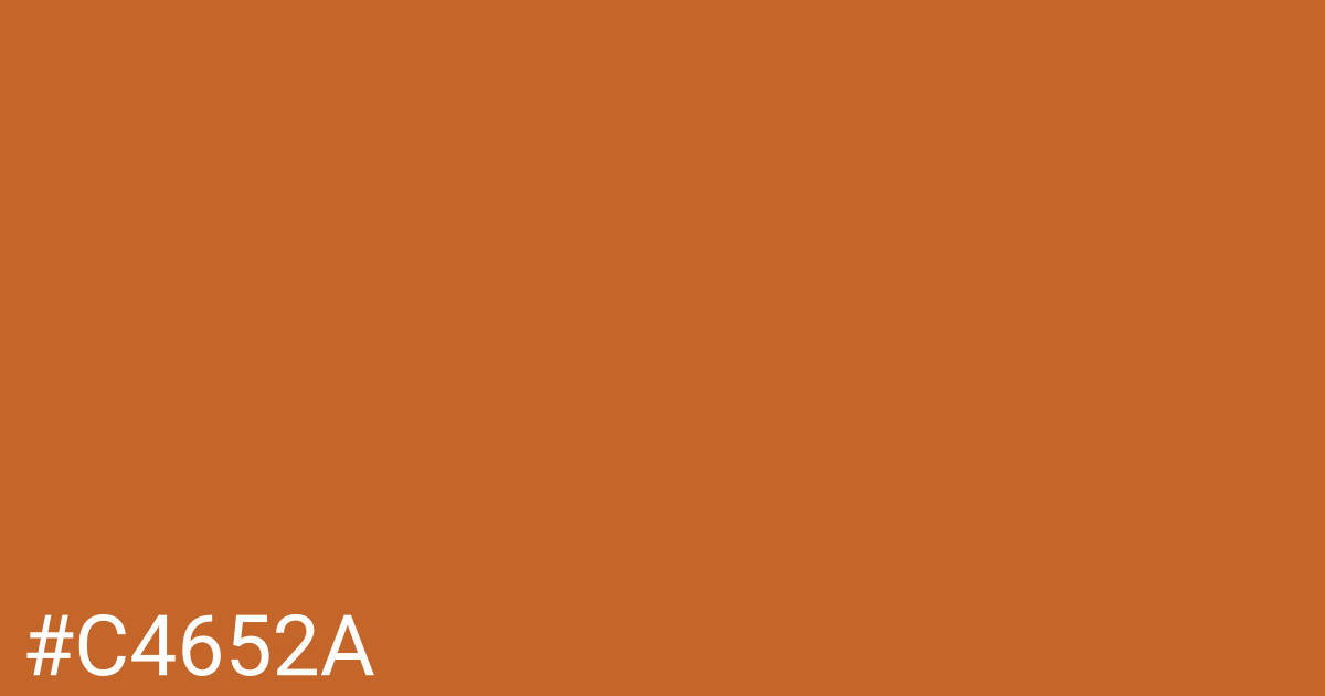 Hex color #c4652a graphic