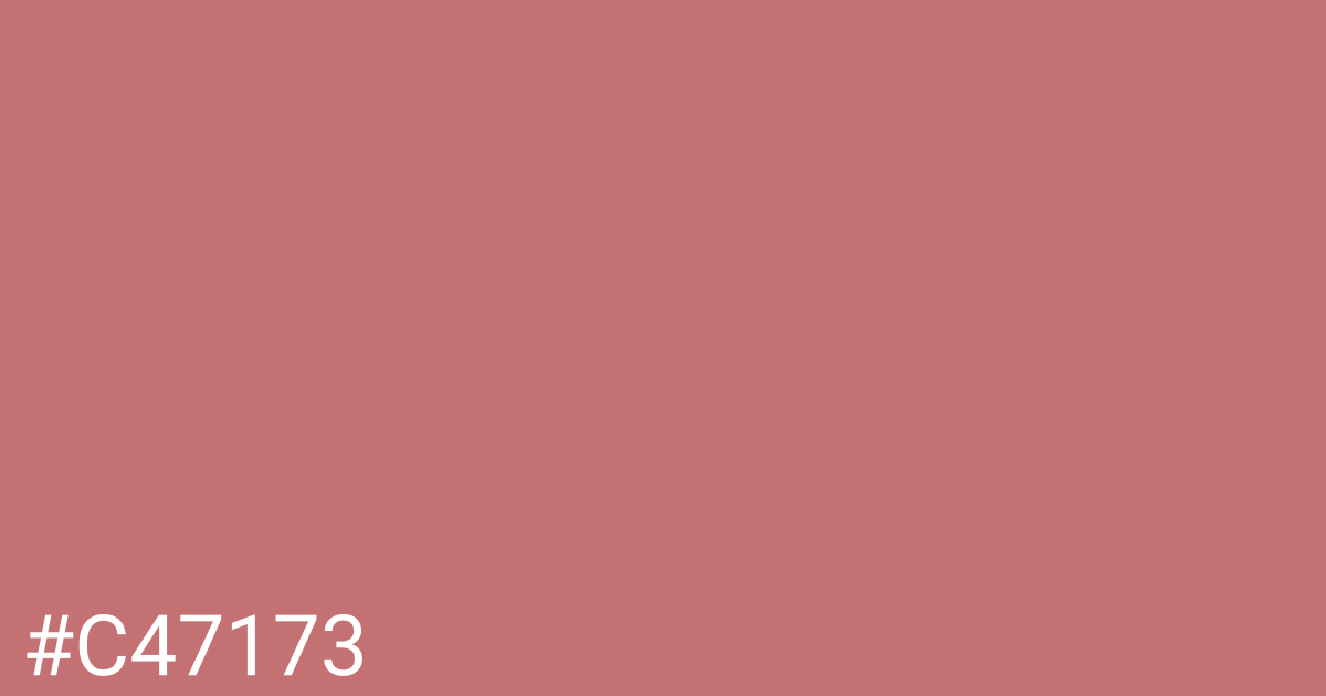 Hex color #c47173 graphic