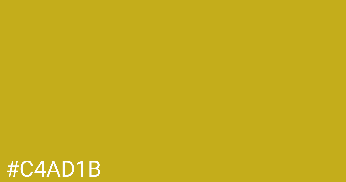 Hex color #c4ad1b graphic