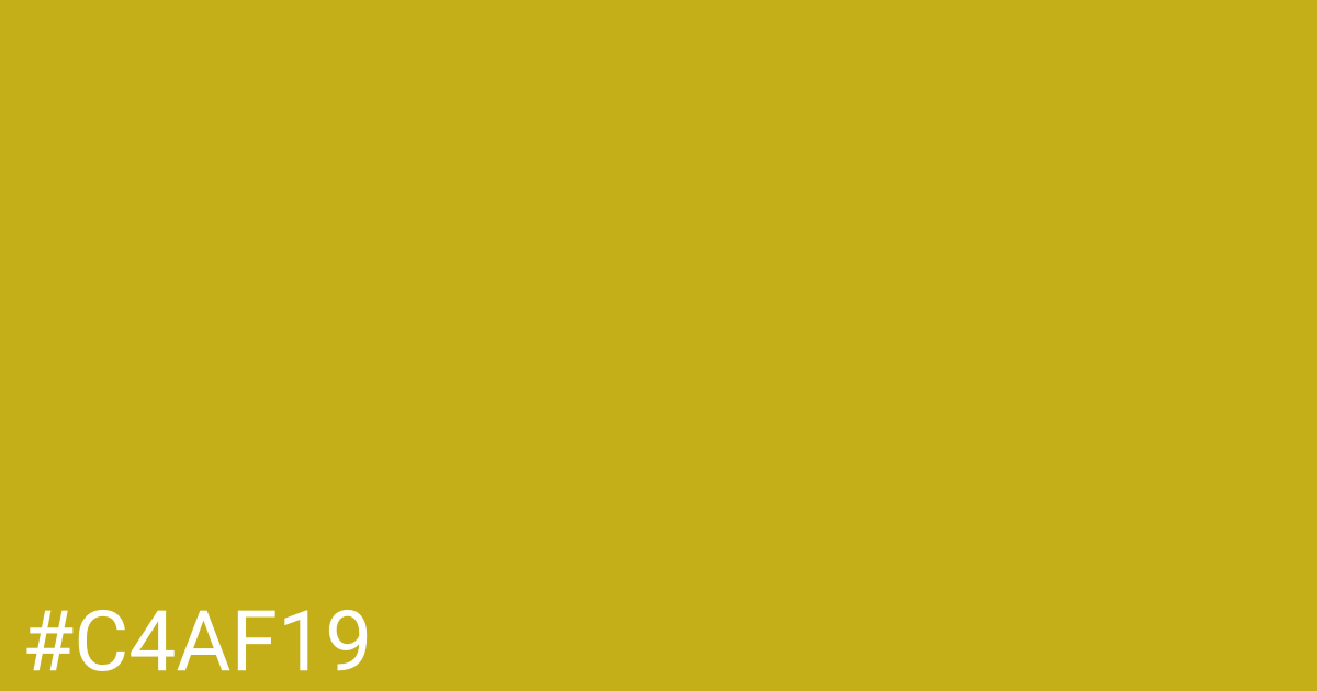 Hex color #c4af19 graphic
