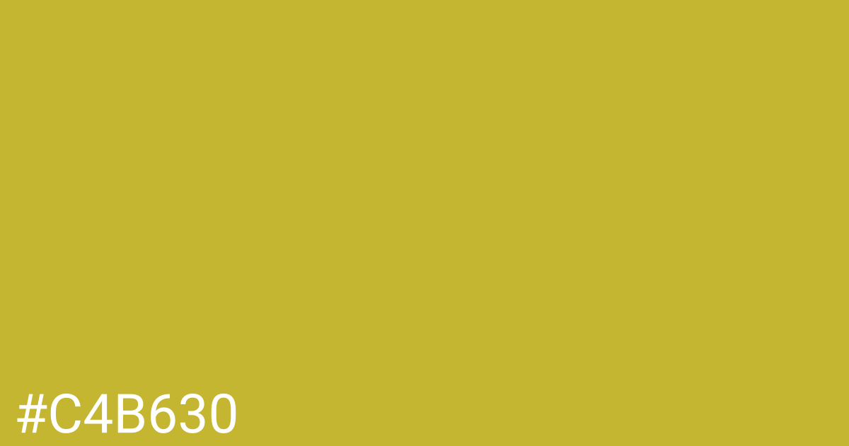 Hex color #c4b630 graphic