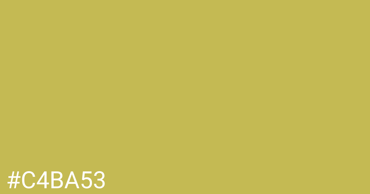 Hex color #c4ba53 graphic