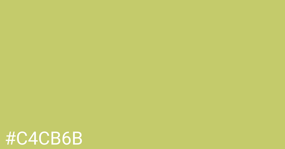 Hex color #c4cb6b graphic