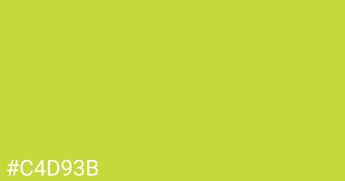 Hex color #c4d93b graphic