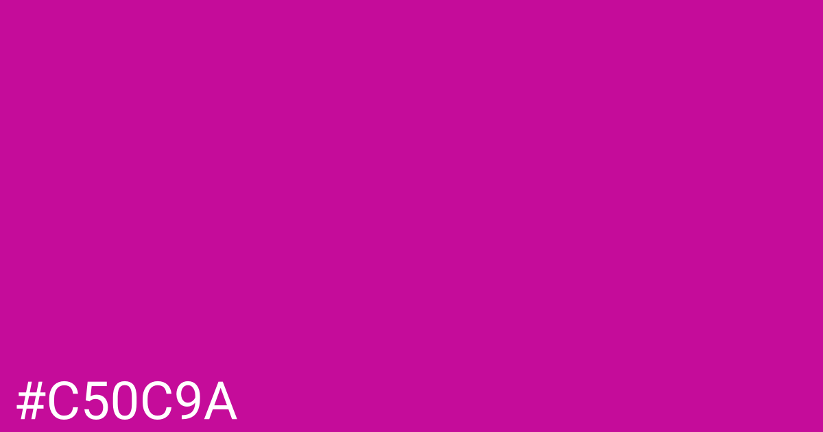 Hex color #c50c9a graphic