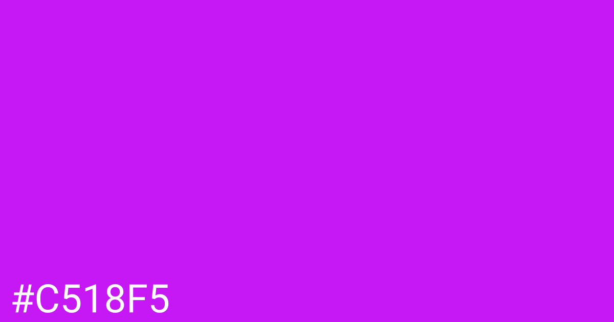 Hex color #c518f5 graphic