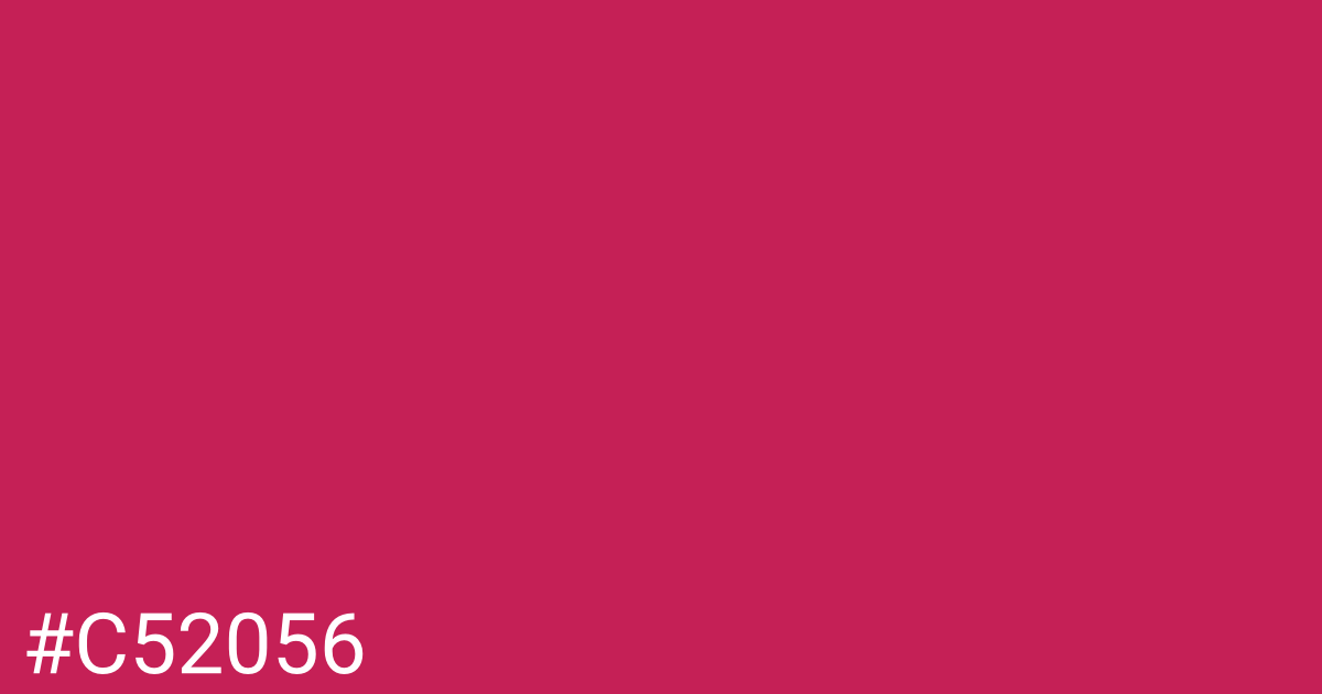Hex color #c52056 graphic