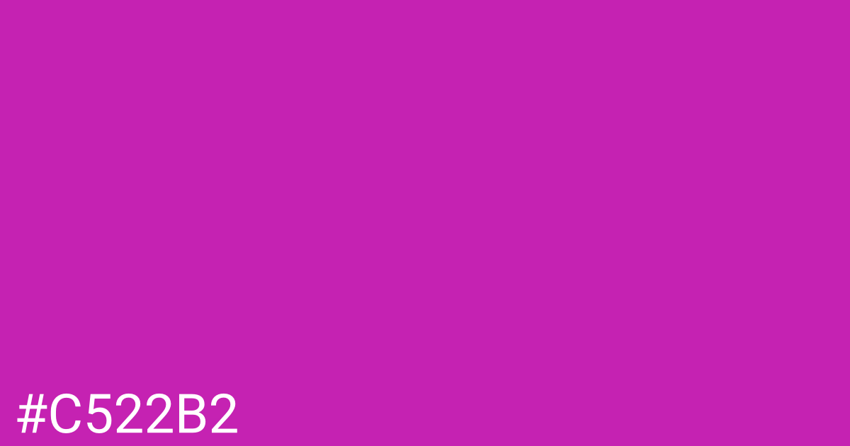 Hex color #c522b2 graphic