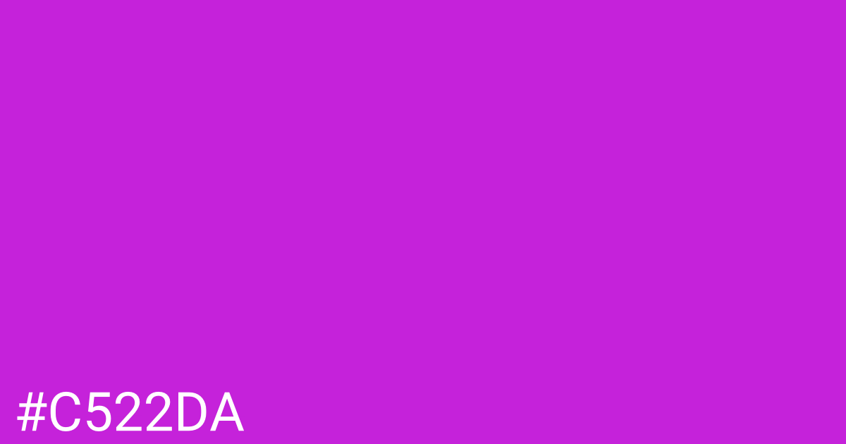 Hex color #c522da graphic