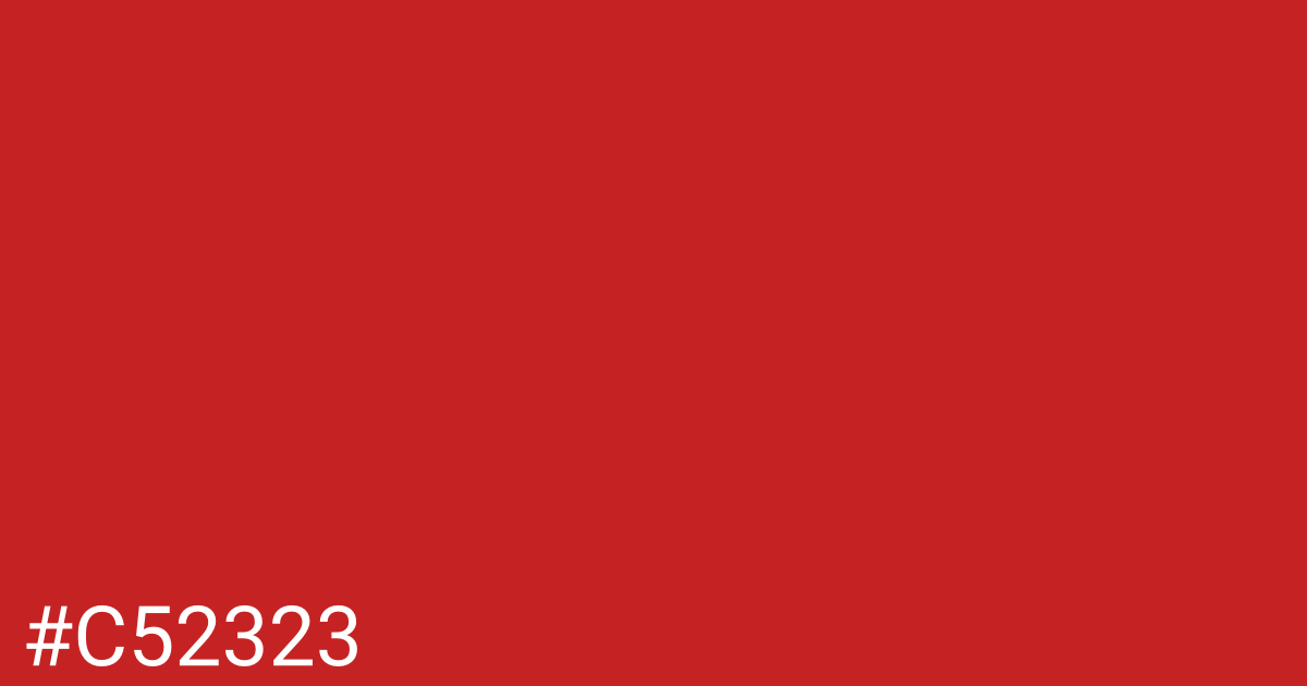 Hex color #c52323 graphic