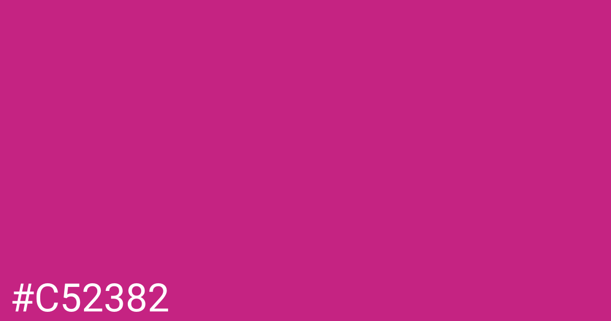 Hex color #c52382 graphic