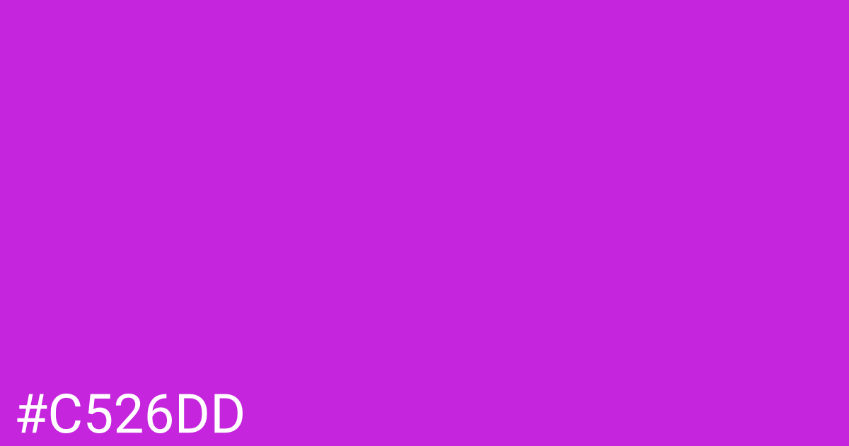 Hex color #c526dd graphic