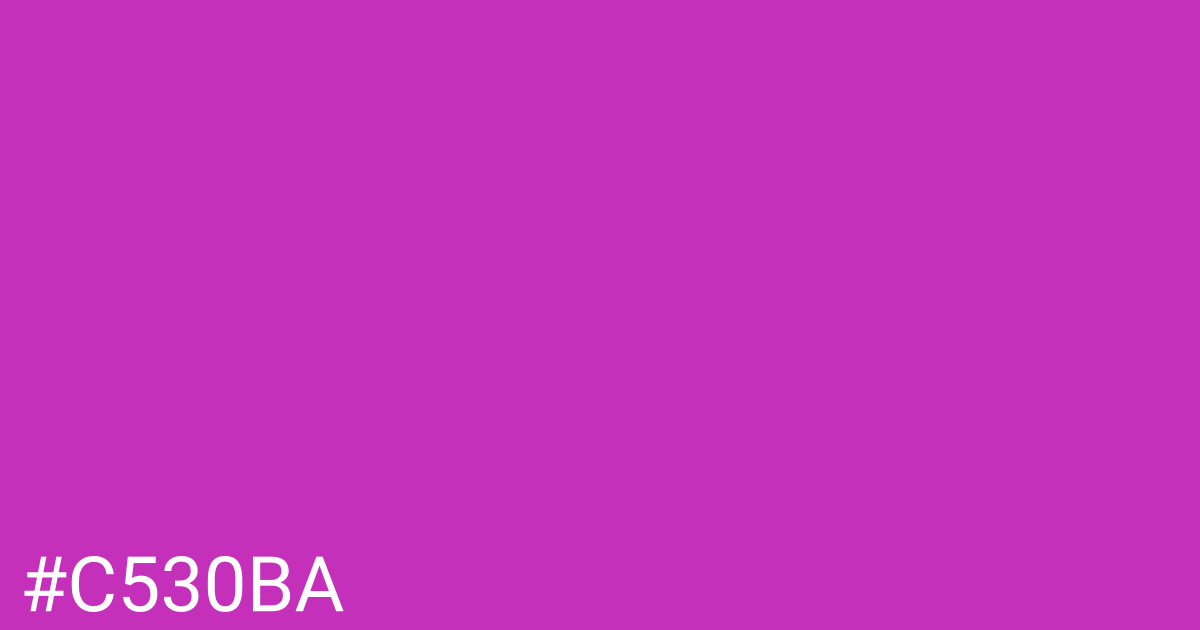 Hex color #c530ba graphic