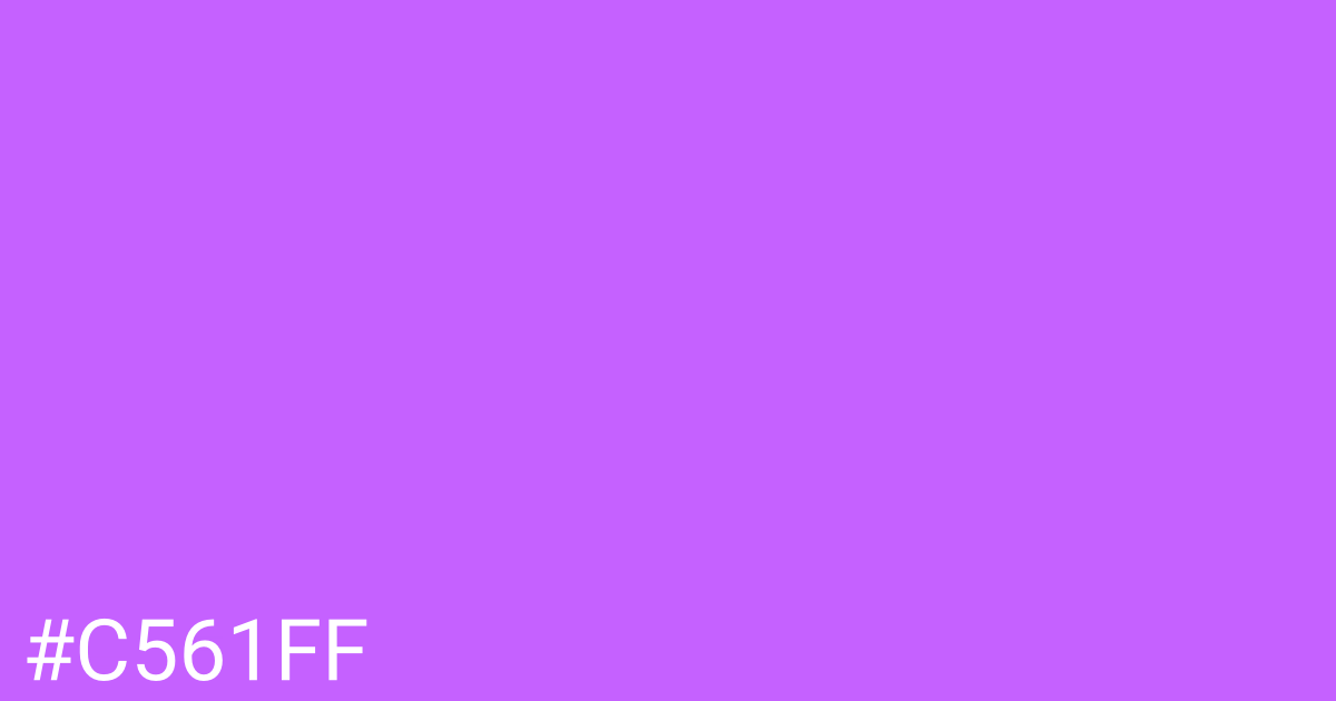 Hex color #c561ff graphic