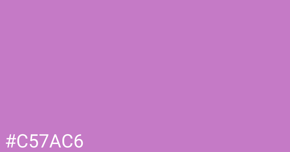Hex color #c57ac6 graphic