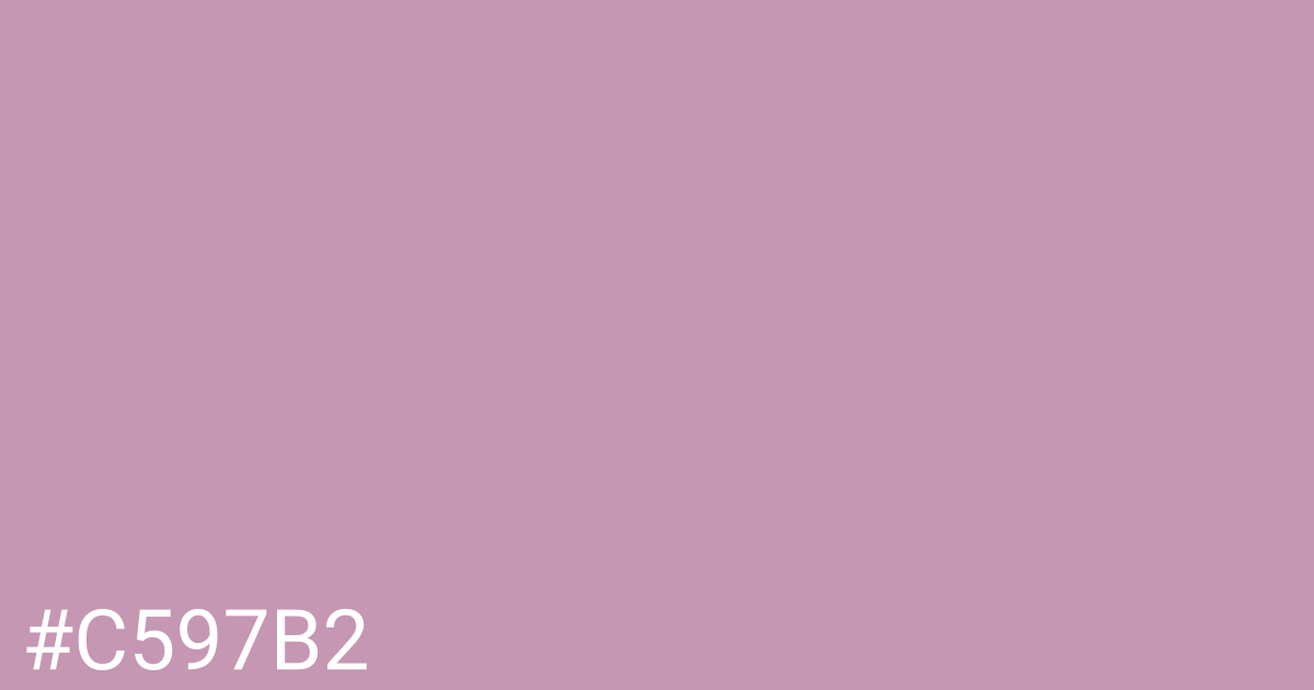 Hex color #c597b2 graphic