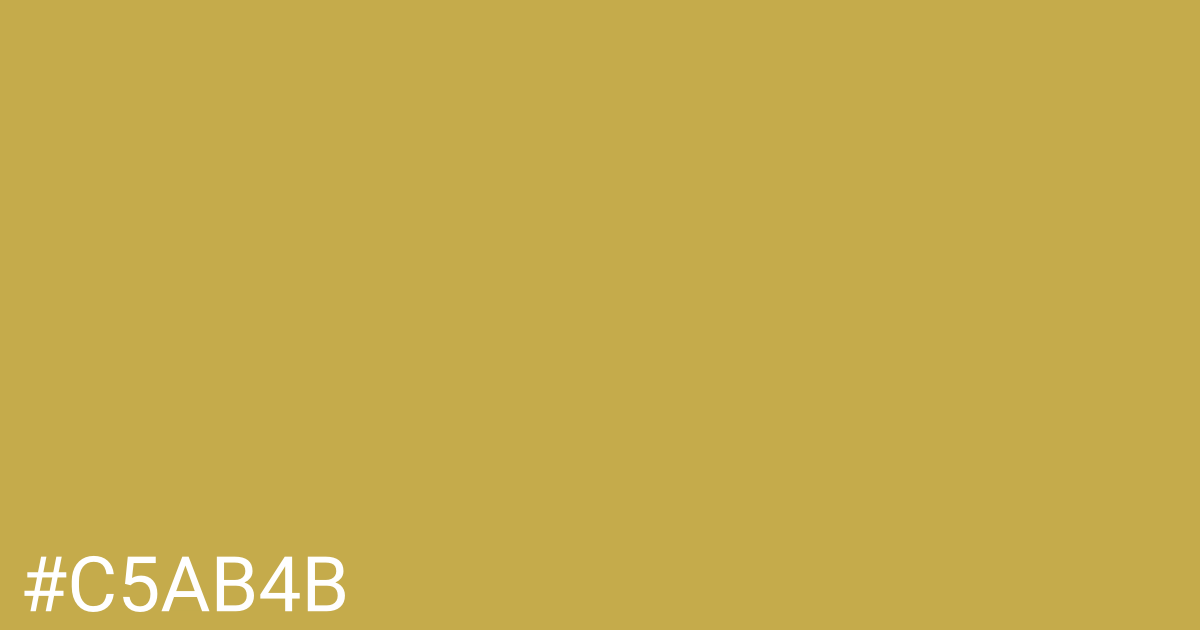 Hex color #c5ab4b graphic