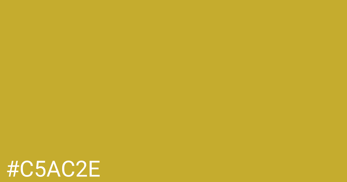 Hex color #c5ac2e graphic