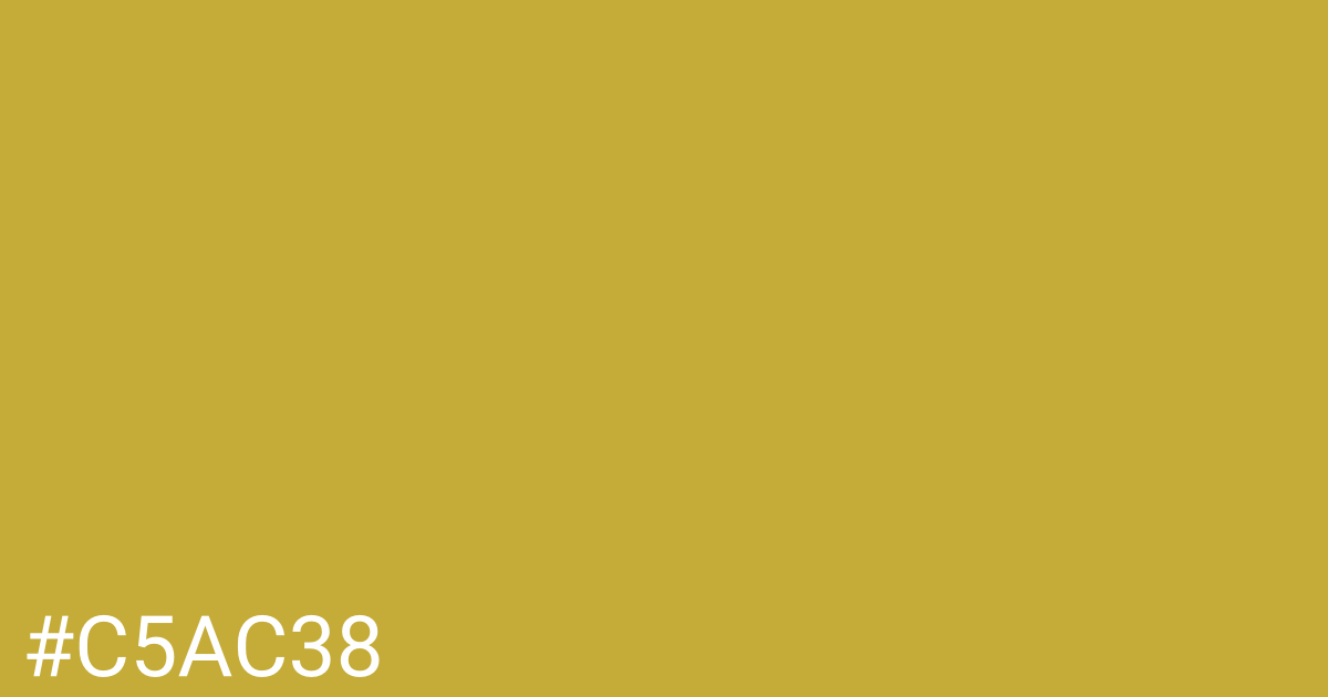 Hex color #c5ac38 graphic