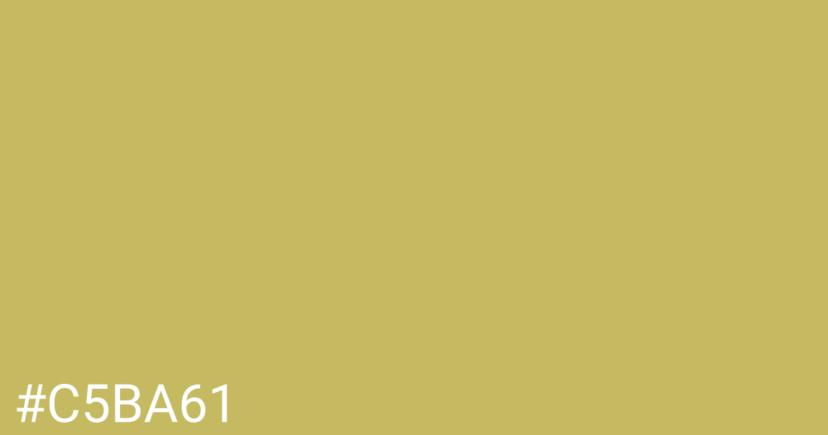 Hex color #c5ba61 graphic