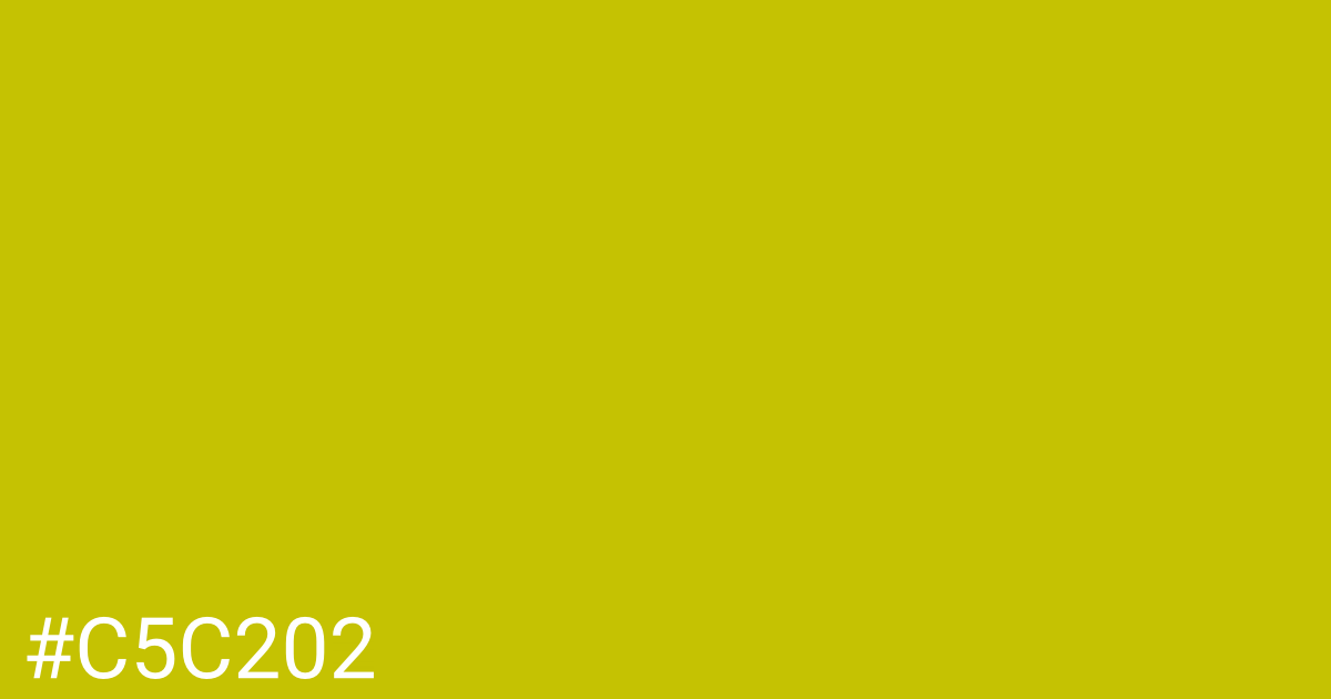 Hex color #c5c202 graphic