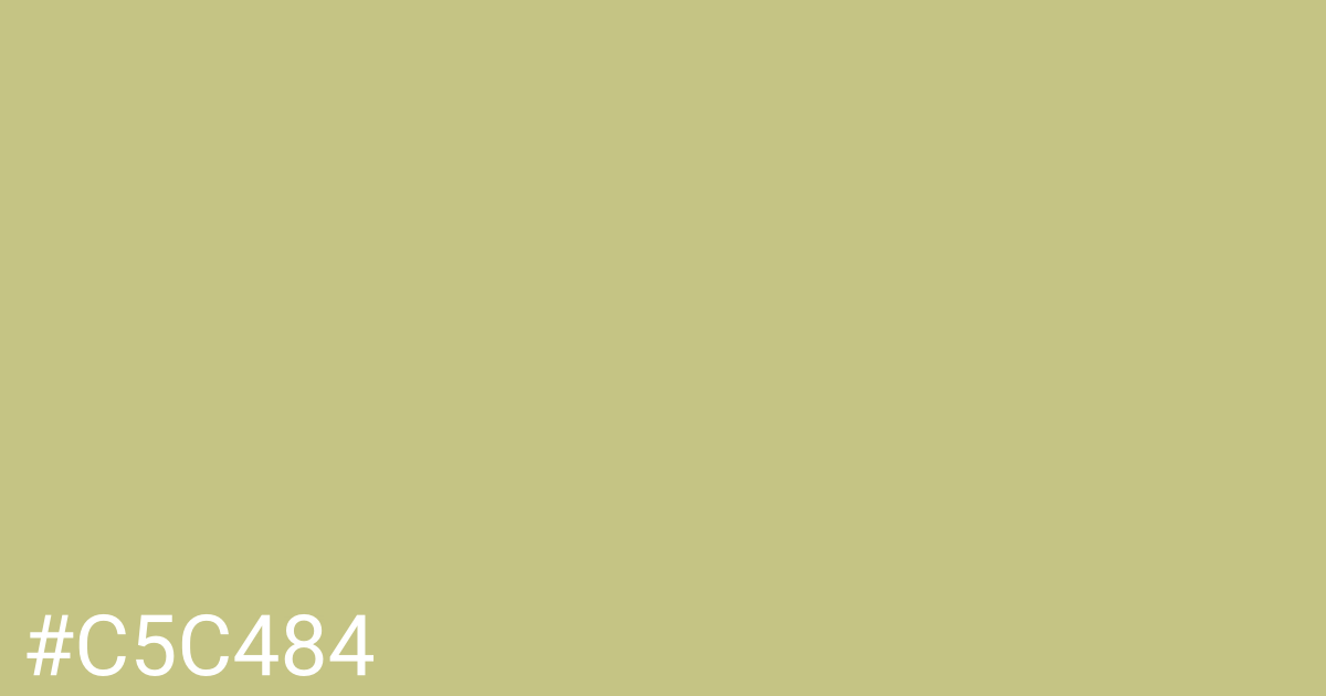 Hex color #c5c484 graphic