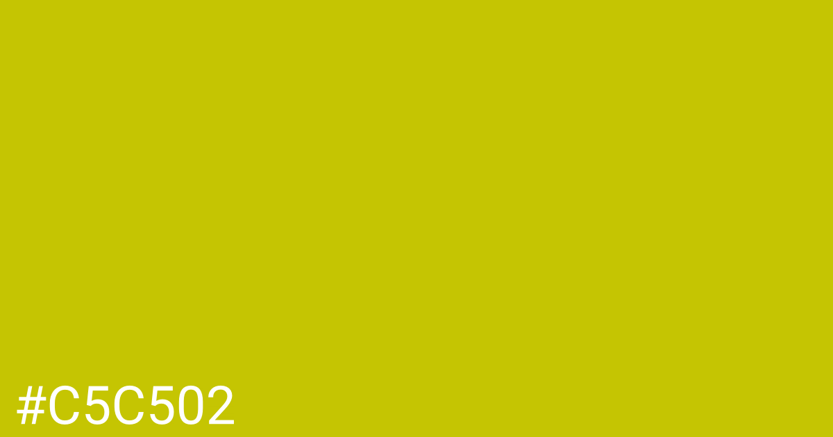 Hex color #c5c502 graphic