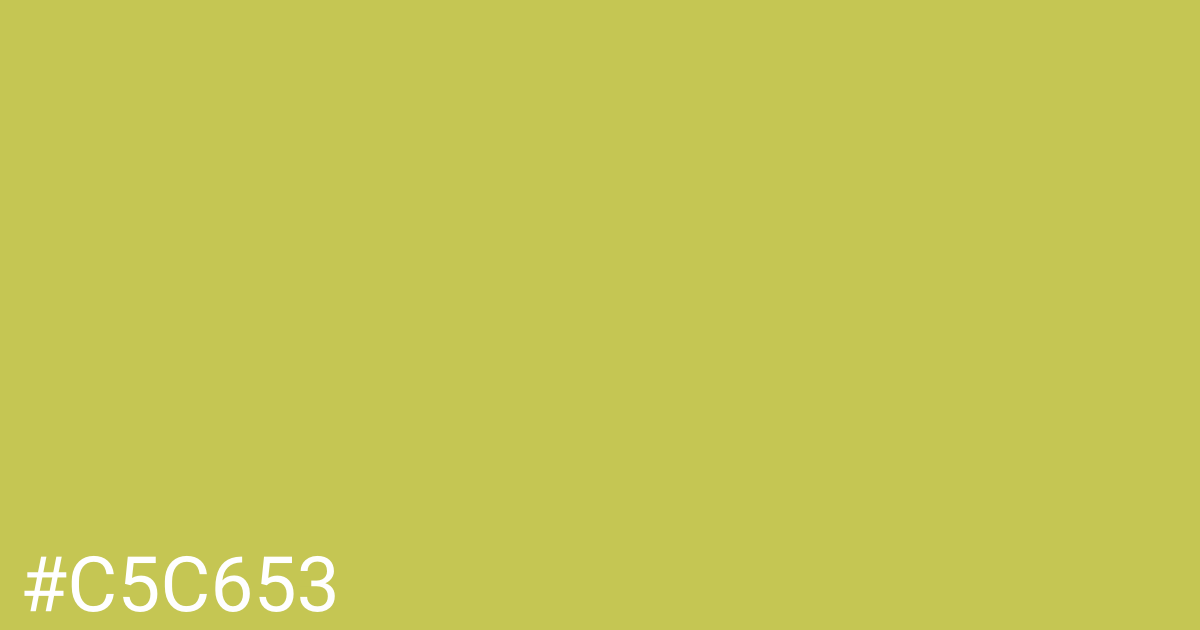 Hex color #c5c653 graphic