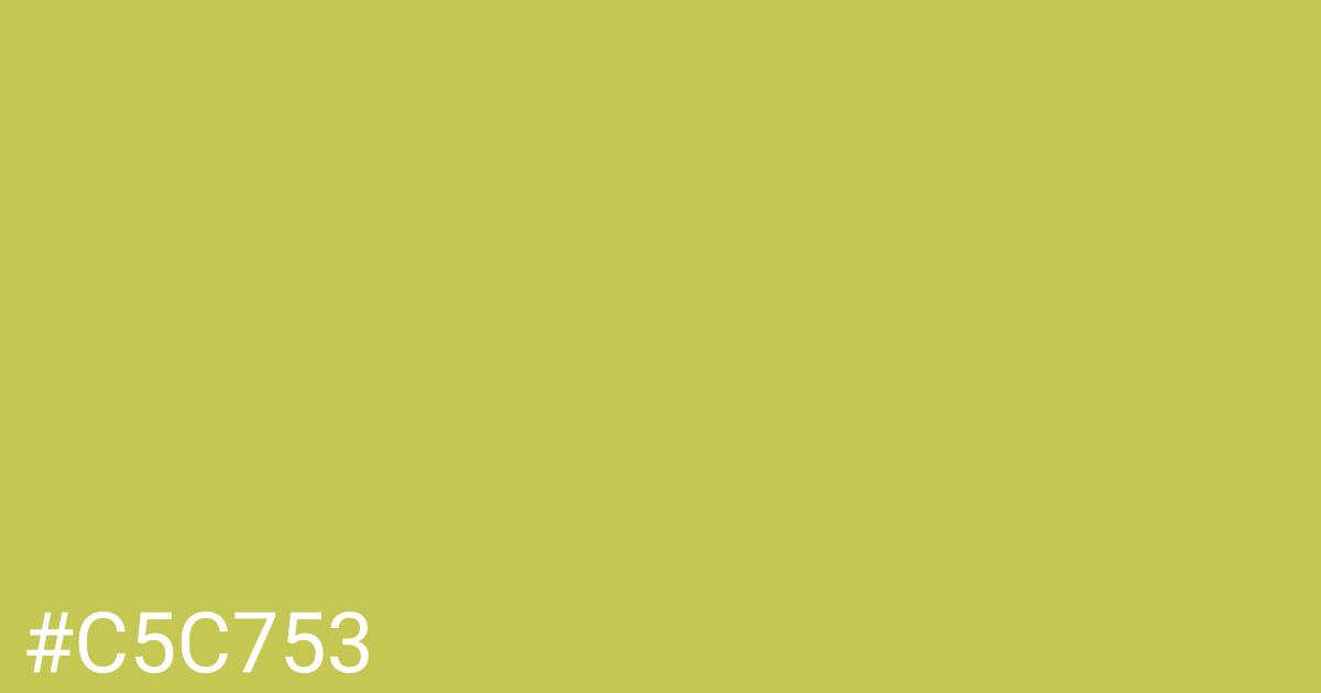 Hex color #c5c753 graphic