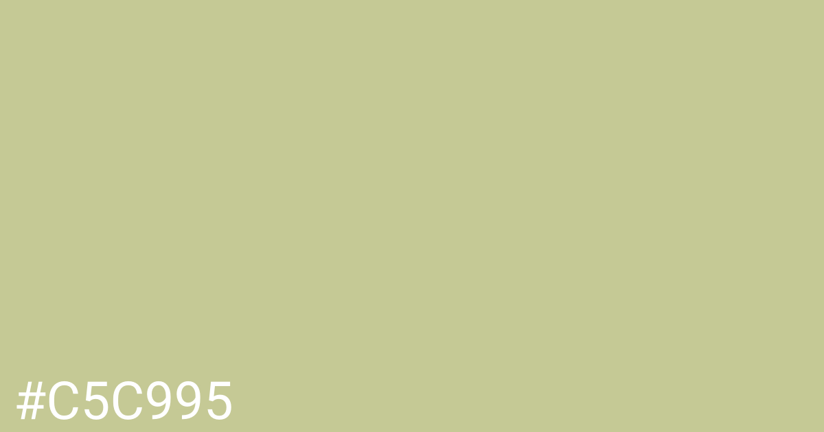 Hex color #c5c995 graphic
