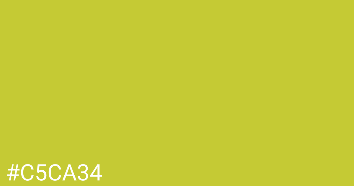 Hex color #c5ca34 graphic