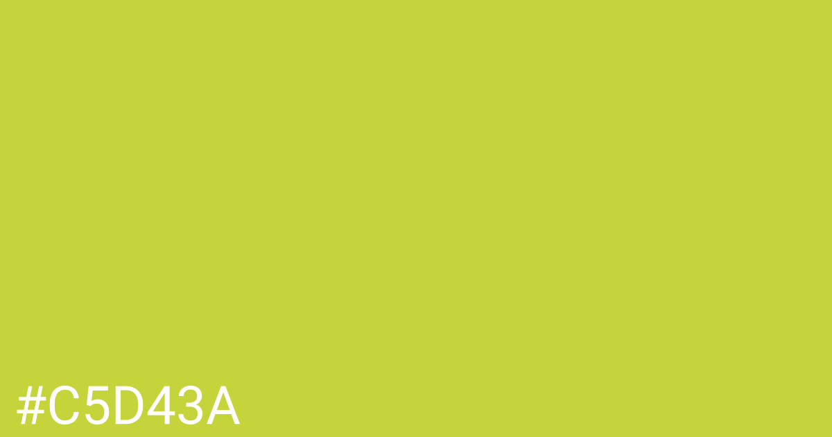 Hex color #c5d43a graphic