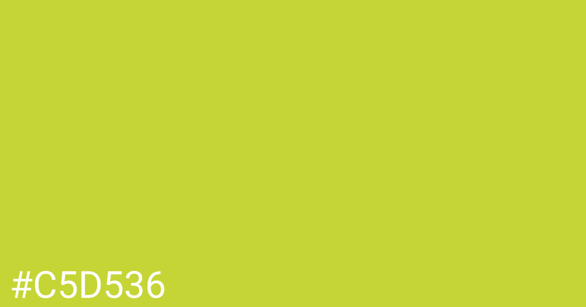 Hex color #c5d536 graphic