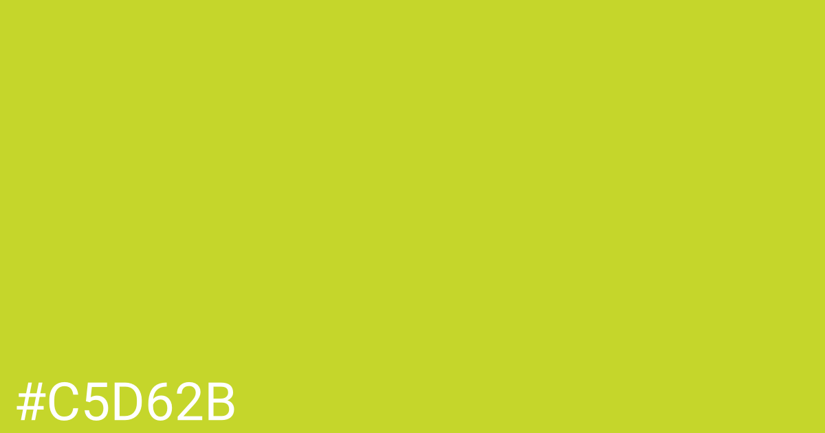 Hex color #c5d62b graphic