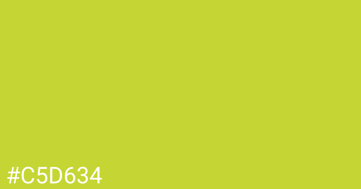 Hex color #c5d634 graphic