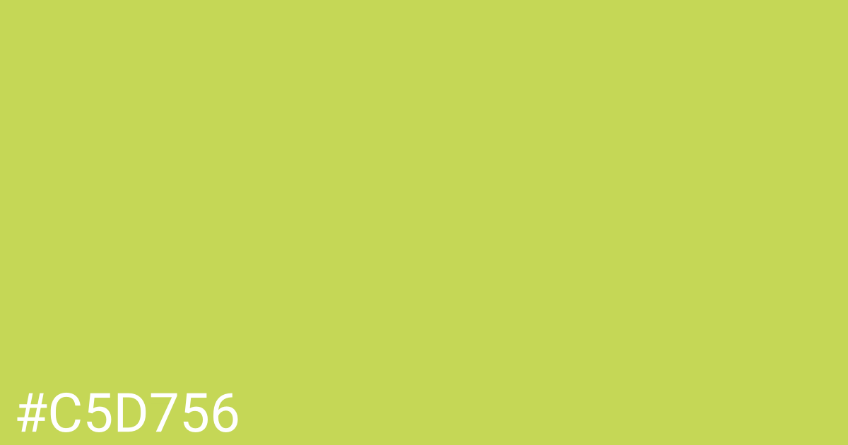 Hex color #c5d756 graphic