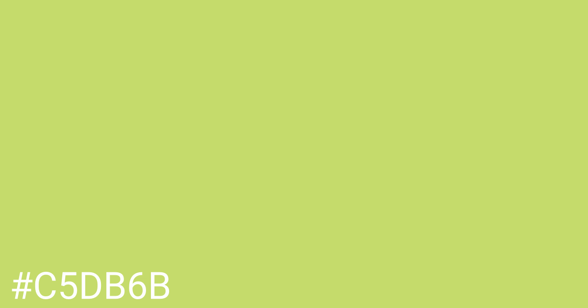 Hex color #c5db6b graphic