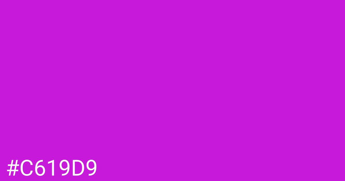 Hex color #c619d9 graphic