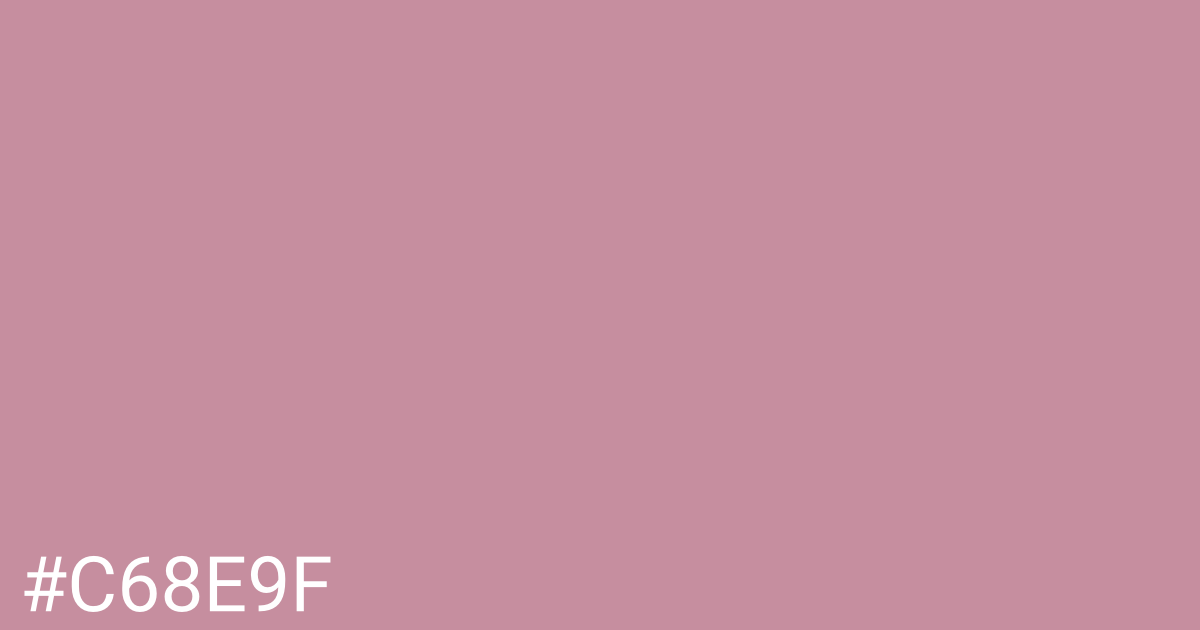 Hex color #c68e9f graphic