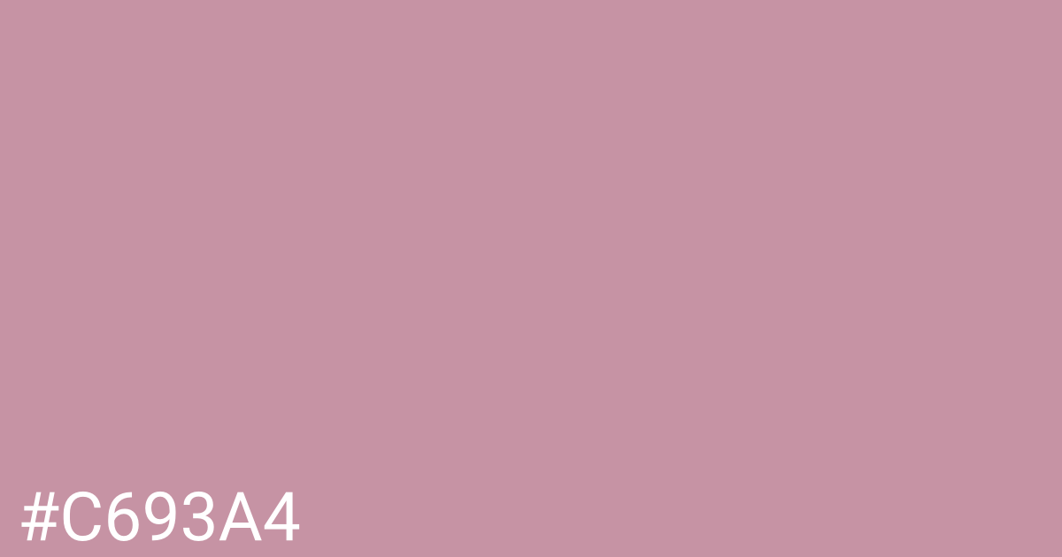 Hex color #c693a4 graphic