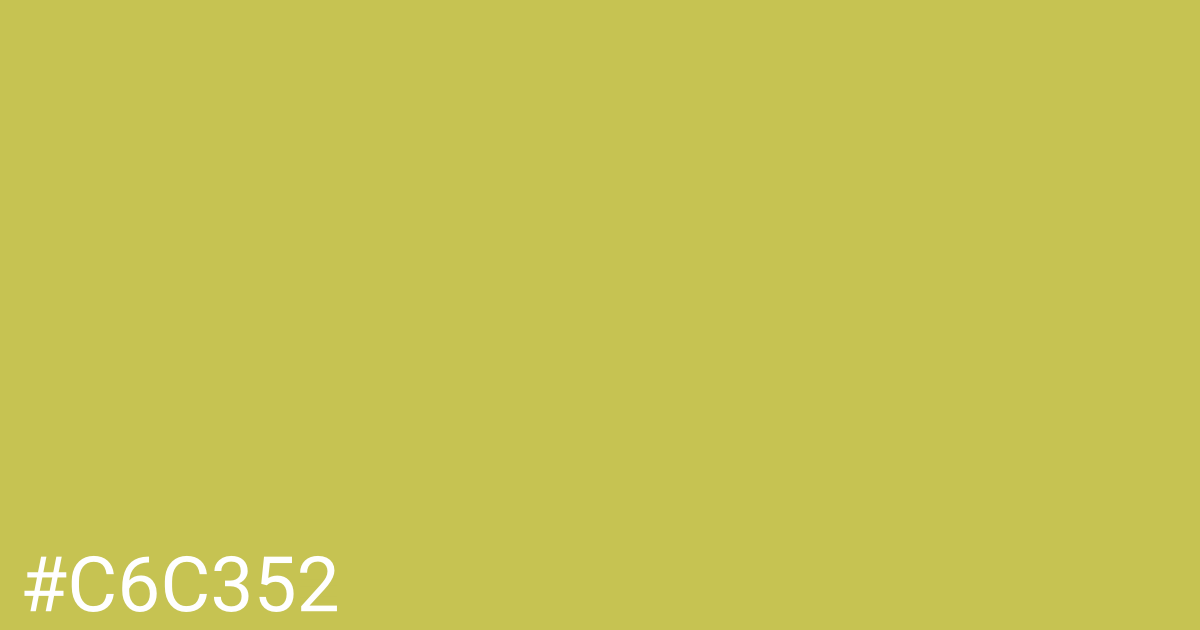 Hex color #c6c352 graphic