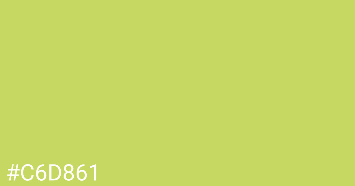 Hex color #c6d861 graphic