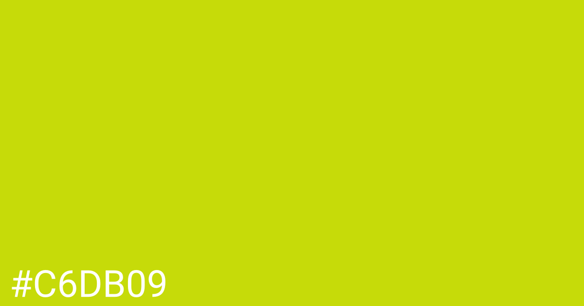 Hex color #c6db09 graphic